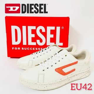 ディーゼル(DIESEL)のDIESEL　ディーゼル　スニーカー　EU42 JP27 ライトオレンジ(スニーカー)