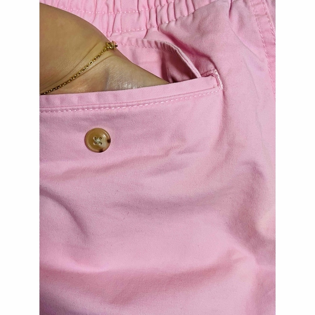 Ralph Lauren(ラルフローレン)のメンズ　ラルフローレン　ハーフパンツ　ウエストゴム×内側紐あり　ピンク メンズのパンツ(ショートパンツ)の商品写真