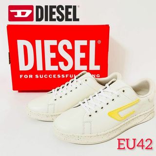 ディーゼル(DIESEL)のDIESEL　ディーゼル　スニーカー　EU42 JP27 ライトイエロー(スニーカー)