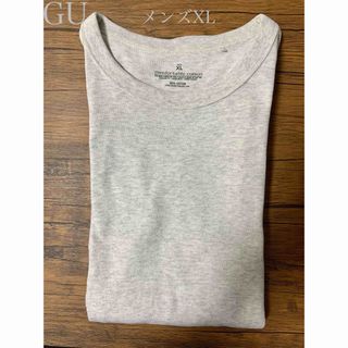 ジーユー(GU)のGU  ジーユー　Tシャツ　comfortablecotton XL グレー(Tシャツ/カットソー(半袖/袖なし))