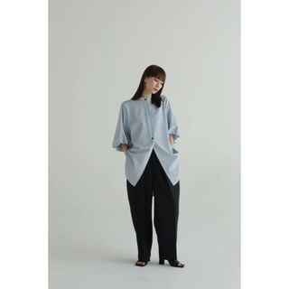 トゥデイフル(TODAYFUL)のlouren puffsleeve stand collar shirt (シャツ/ブラウス(半袖/袖なし))