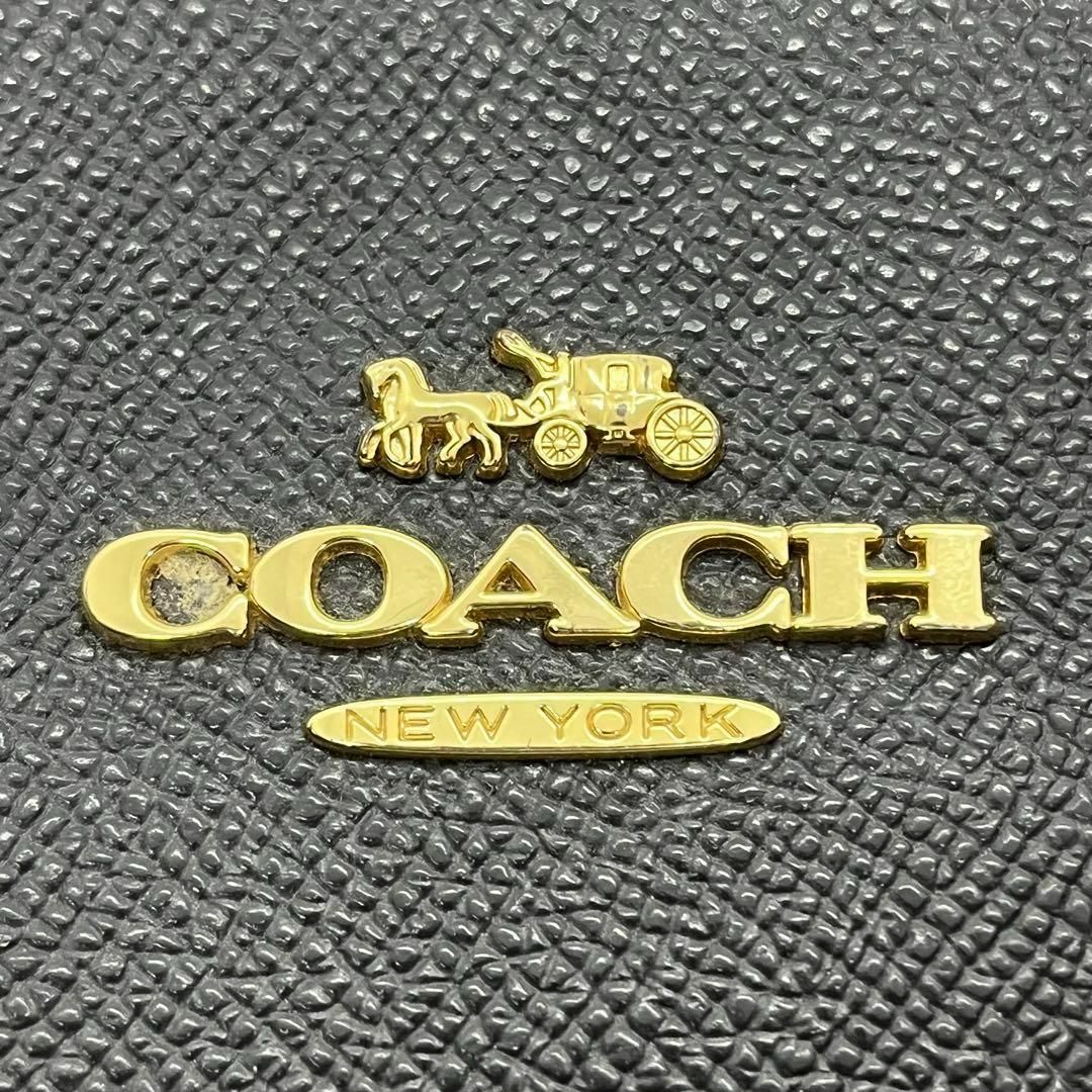 【美品】COACH　コーチ  F57526 トートバッグ　ブラック　PVC 4