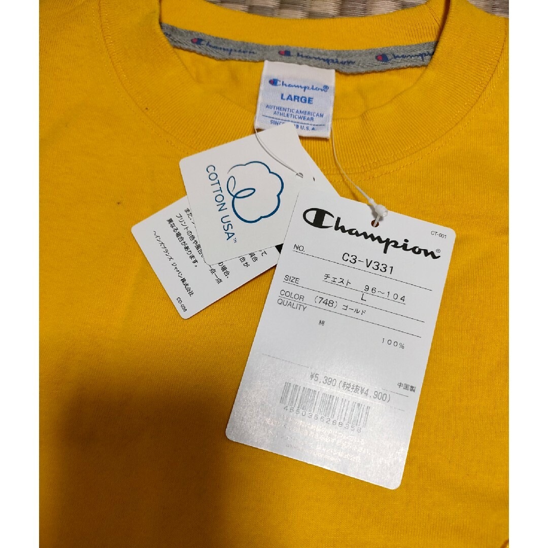チャンピオン メンズTシャツ L 新品 メンズのトップス(Tシャツ/カットソー(半袖/袖なし))の商品写真