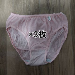 ショーツ ピンク Lサイズ 下着 パンツ セット 3枚(ショーツ)