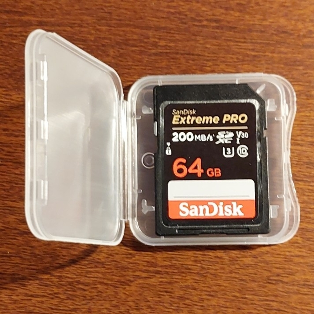 SanDisk(サンディスク)の【中古】SanDisk SDカード SDXC 64GB Extreme PRO スマホ/家電/カメラのスマホ/家電/カメラ その他(その他)の商品写真