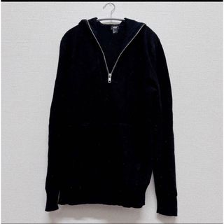 エイチアンドエム(H&M)のハーフジップ　ニットパーカー　H&M(ニット/セーター)