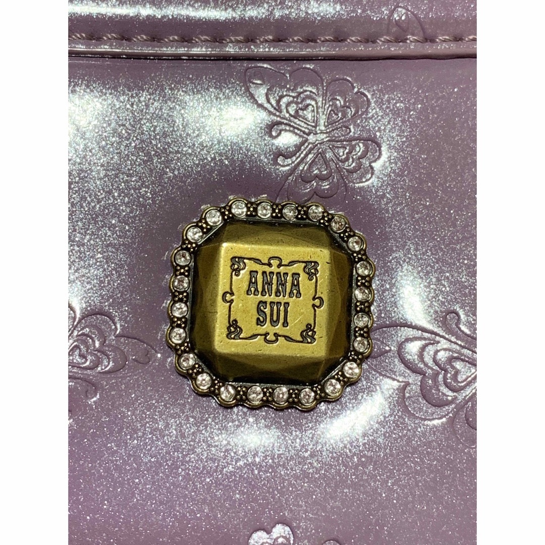 ANNA SUI(アナスイ)のANNA SUI   エナメルトートバッグ　パープル レディースのバッグ(トートバッグ)の商品写真