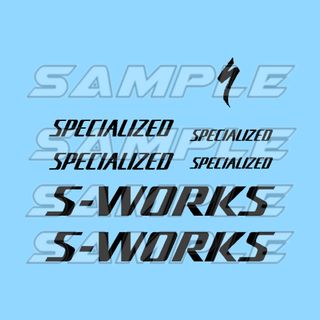 スペシャライズド(Specialized)のあずき様分 S-WORKS SPECIALIZED カッティングステッカー (その他)