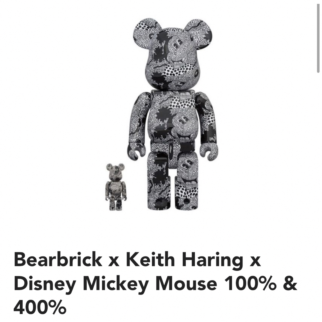 BE@RBRICK Keith Haring Mickey Mouse 400％