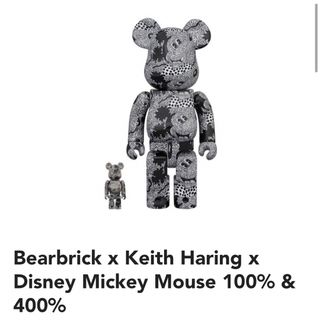 ベアブリック(BE@RBRICK)のBE@RBRICK Keith Haring Mickey Mouse 400％(その他)