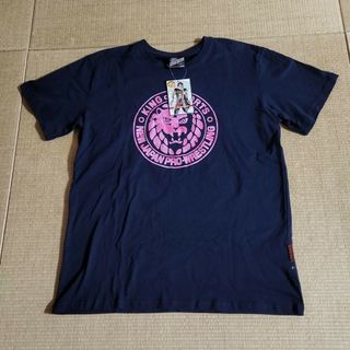 シマムラ(しまむら)のしまむら×新日本プロレス Tシャツ ネイビーLL(Tシャツ/カットソー(半袖/袖なし))