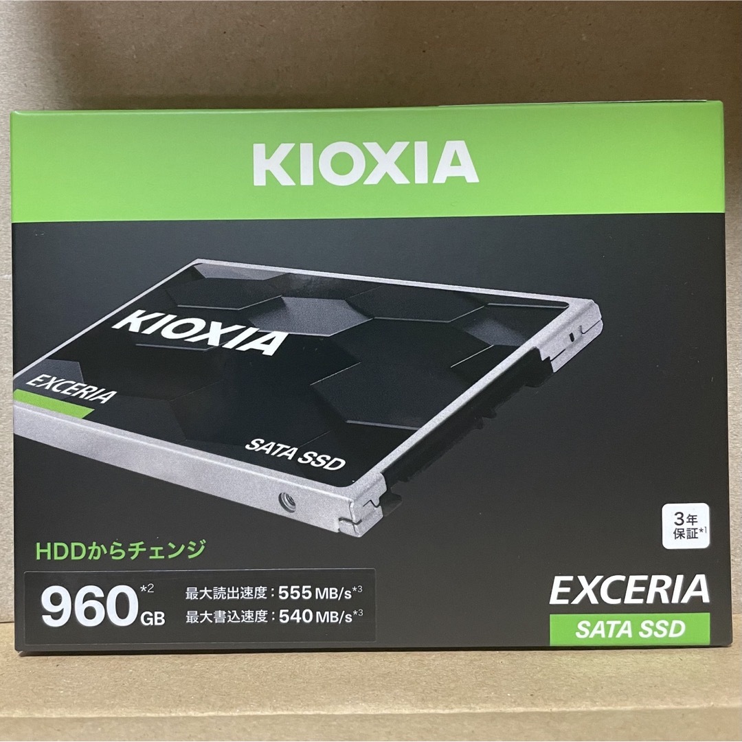 新品未開封 KIOXIA 内蔵型SSD 960GB SSD-CK960S/J