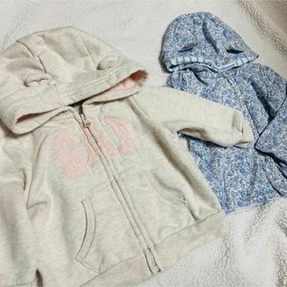 ベビーギャップ(babyGAP)のbaby gap パーカー　2枚セット(トレーナー)