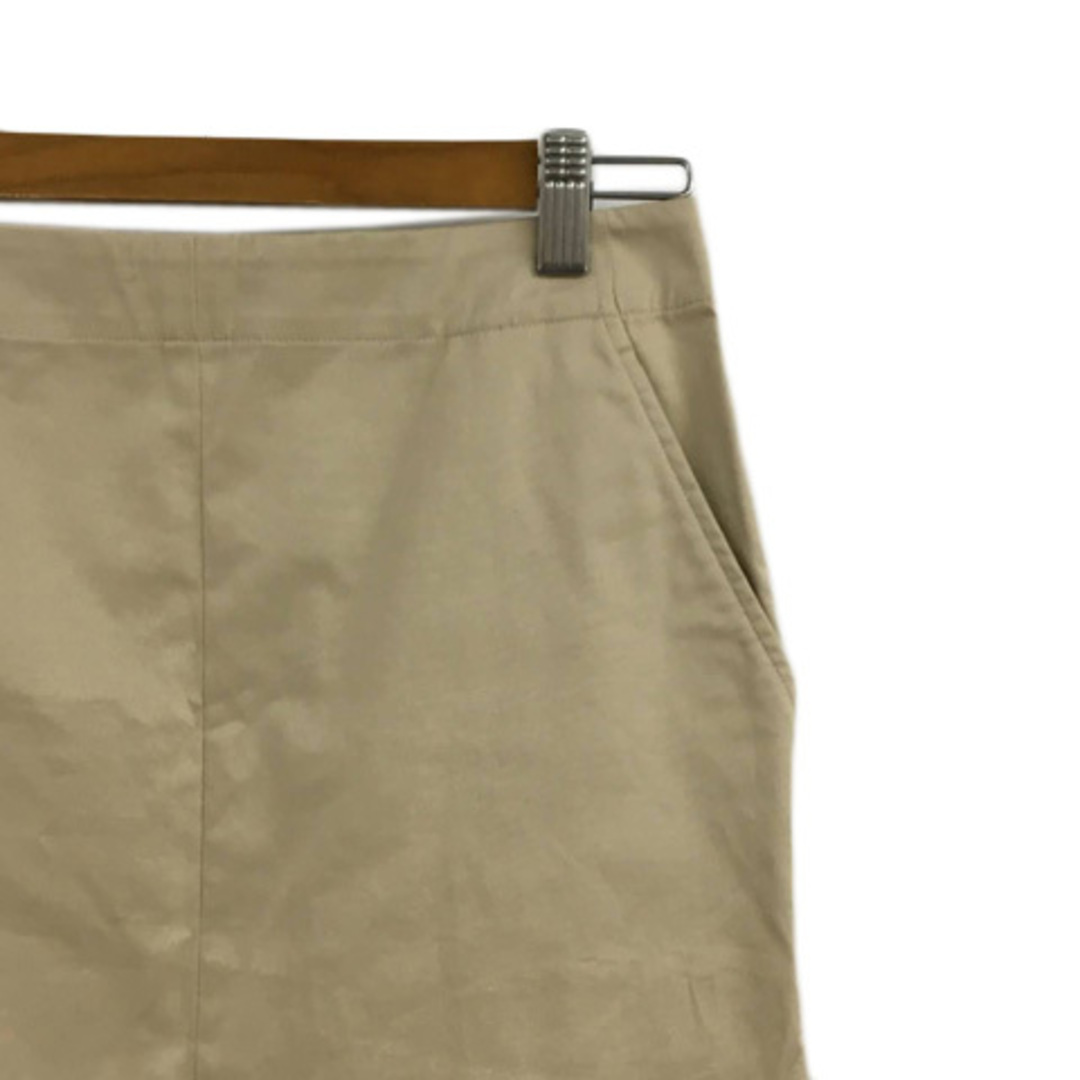 heliopole(エリオポール)のエリオポール スカート タイト 膝下 ミモレ スリット 38 ベージュ レディースのスカート(ひざ丈スカート)の商品写真