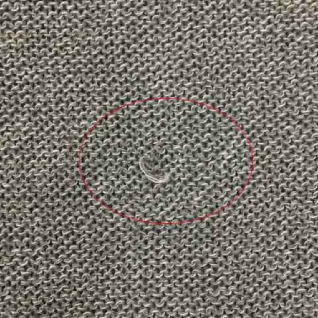 Simplicite(シンプリシテェ)のシンプリシテェ plus セーター ニット 無地 リネン混 半袖 M グレー メンズのトップス(ニット/セーター)の商品写真