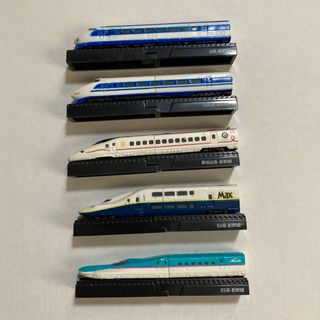 ジェイアール(JR)の新幹線　フィギュア 5個セット(鉄道模型)