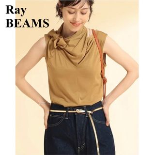 レイビームス(Ray BEAMS)の【美品】Ray BEAMS レイ ビームス ネッカチーフ ノースリーブ Tシャツ(Tシャツ(半袖/袖なし))