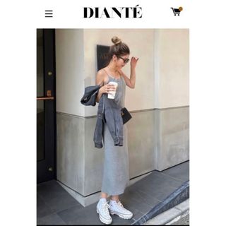 DIANTE Cut maxi dress with inner bra 即完品(ロングワンピース/マキシワンピース)