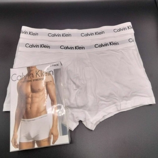 カルバンクライン(Calvin Klein)のCalvin Klein(カルバンクライン)  ローライズボクサー 白2枚 M(ボクサーパンツ)
