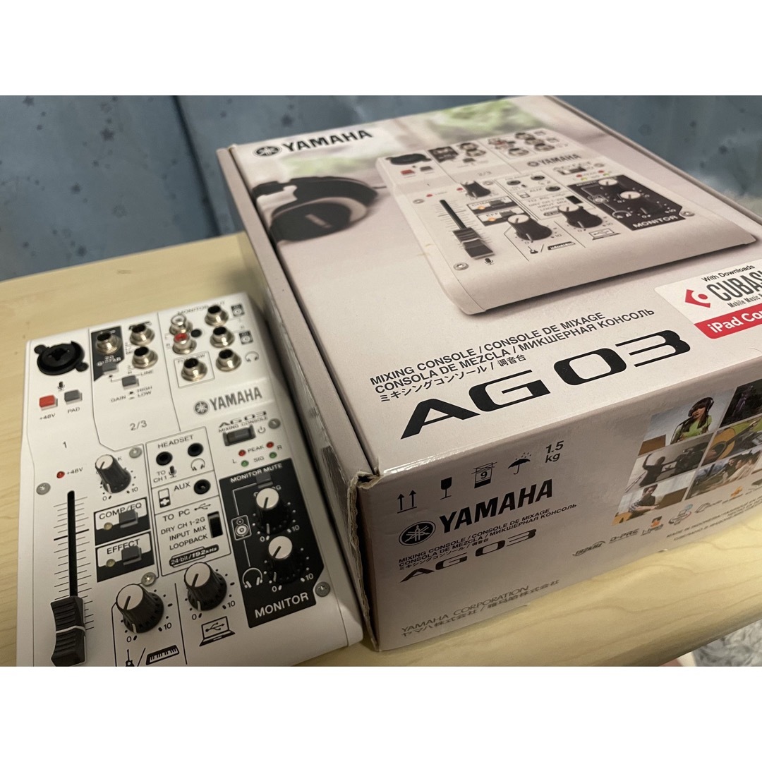 好評 YAMAHA マイクセット ウェブキャスティングミキサー AG03 AG03