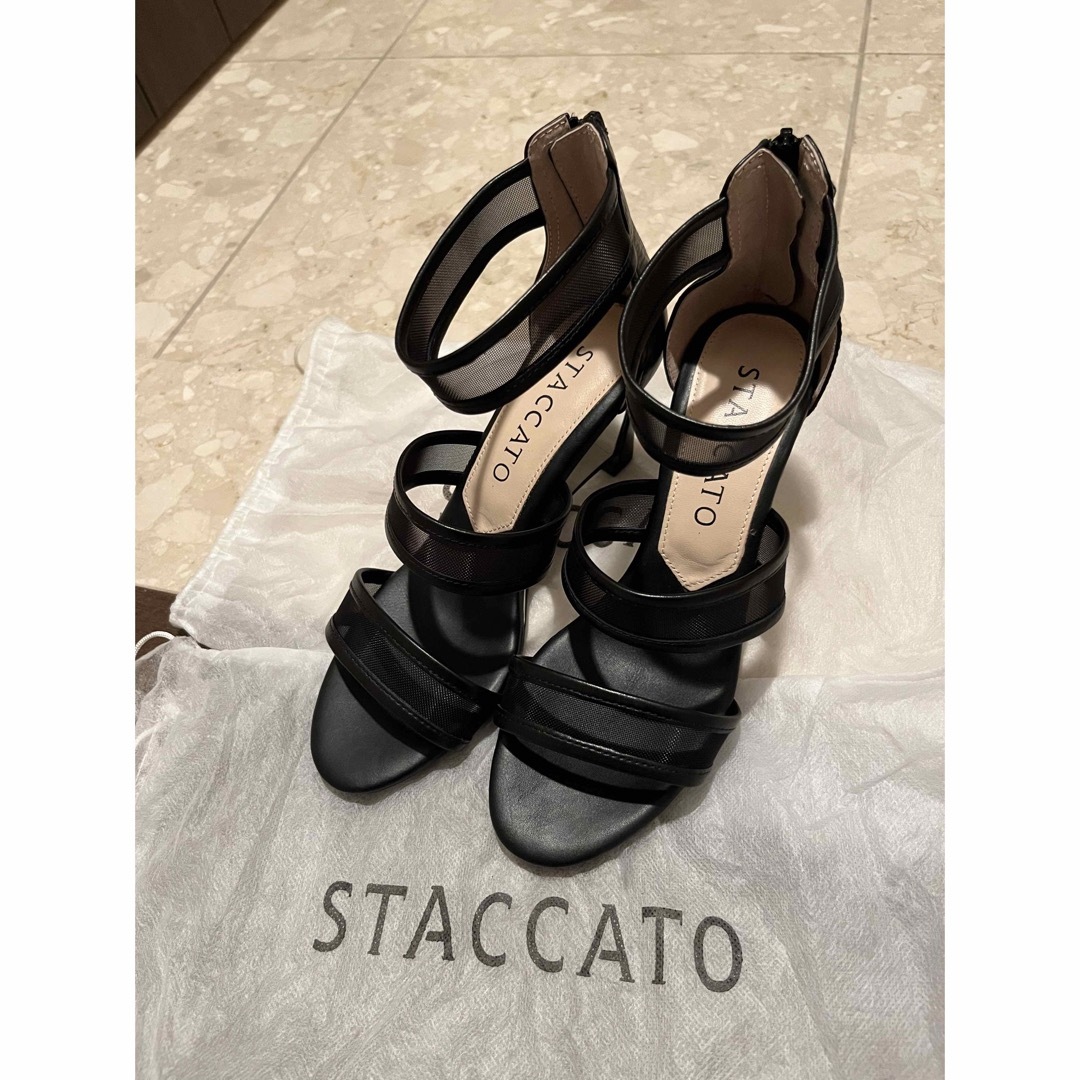 STACCATO シルバーシューズ 23cmスタッカート