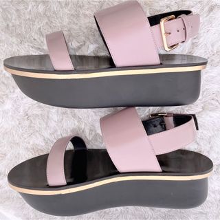Marni - MARNI マルニ プラットホーム サンダル 厚底 バックストラップ