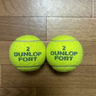 ダンロップ(DUNLOP)のダンロップテニスボール　2個    送料無料　２番(ボール)