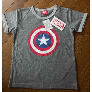 マーベル(MARVEL)のMARVEL 未使用 キャプテンアメリカ ロゴTシャツ 120cm(Tシャツ/カットソー)