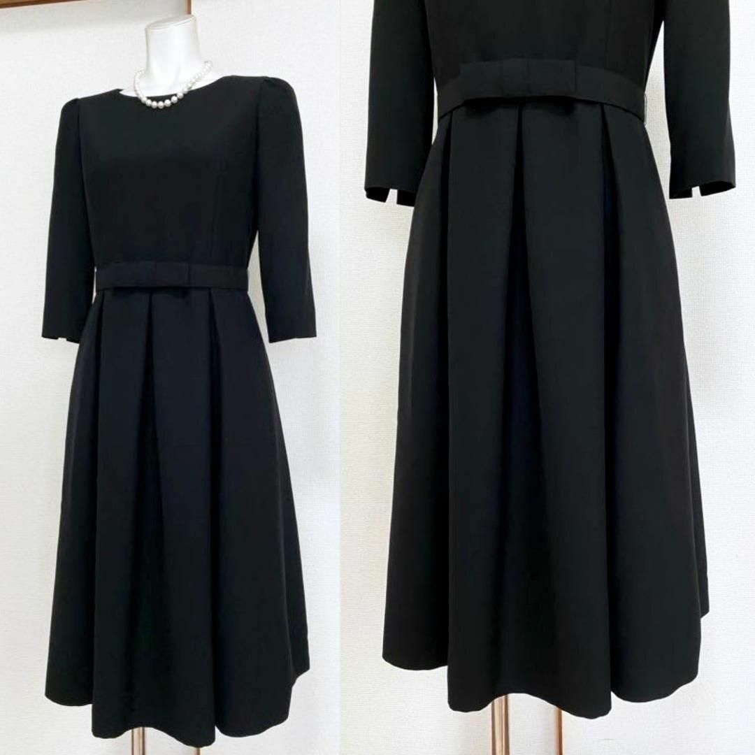 ◇当日発送可能【美品】ユキトリイ 高級喪服礼服 ワンピーススーツ 9号