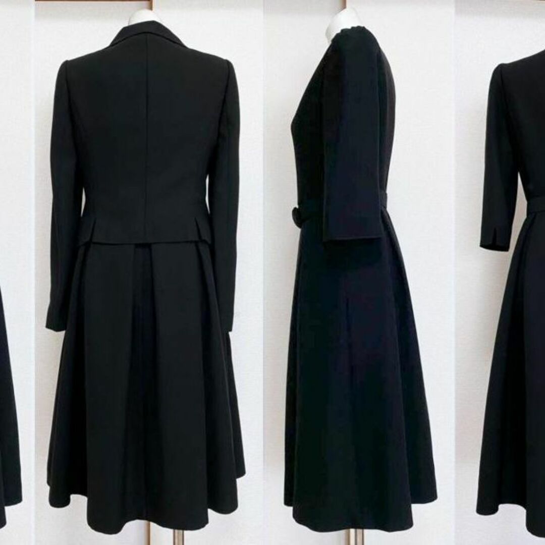 ◇当日発送可能【美品】ユキトリイ 高級喪服礼服 ワンピーススーツ 9号
