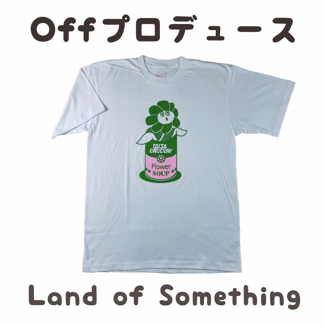 【新品未使用】L【and of Something半袖Tシャツ・白（F）☆Off