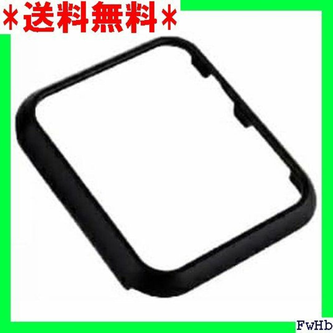 II アップルウォッチ カバー アルミ 金属 ケース バン K3 黒44 52 スマホ/家電/カメラのスマホアクセサリー(モバイルケース/カバー)の商品写真