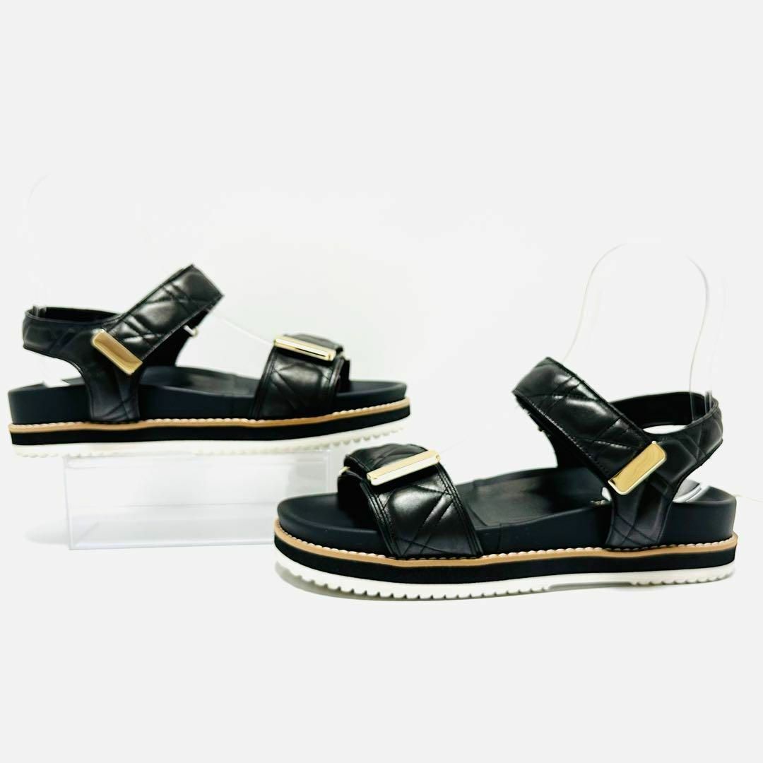 DIANA(ダイアナ)の美品✨ダイアナ XL/約25㎝ フットベッド スポーティサンダル ストラップ 黒 レディースの靴/シューズ(サンダル)の商品写真