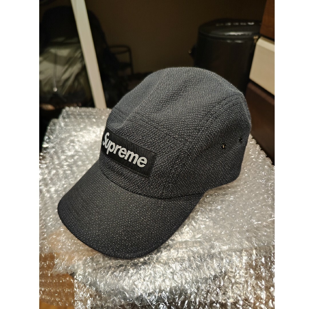 SUPREME シュプリーム  23SS 黒 Kevlar Camp Cap