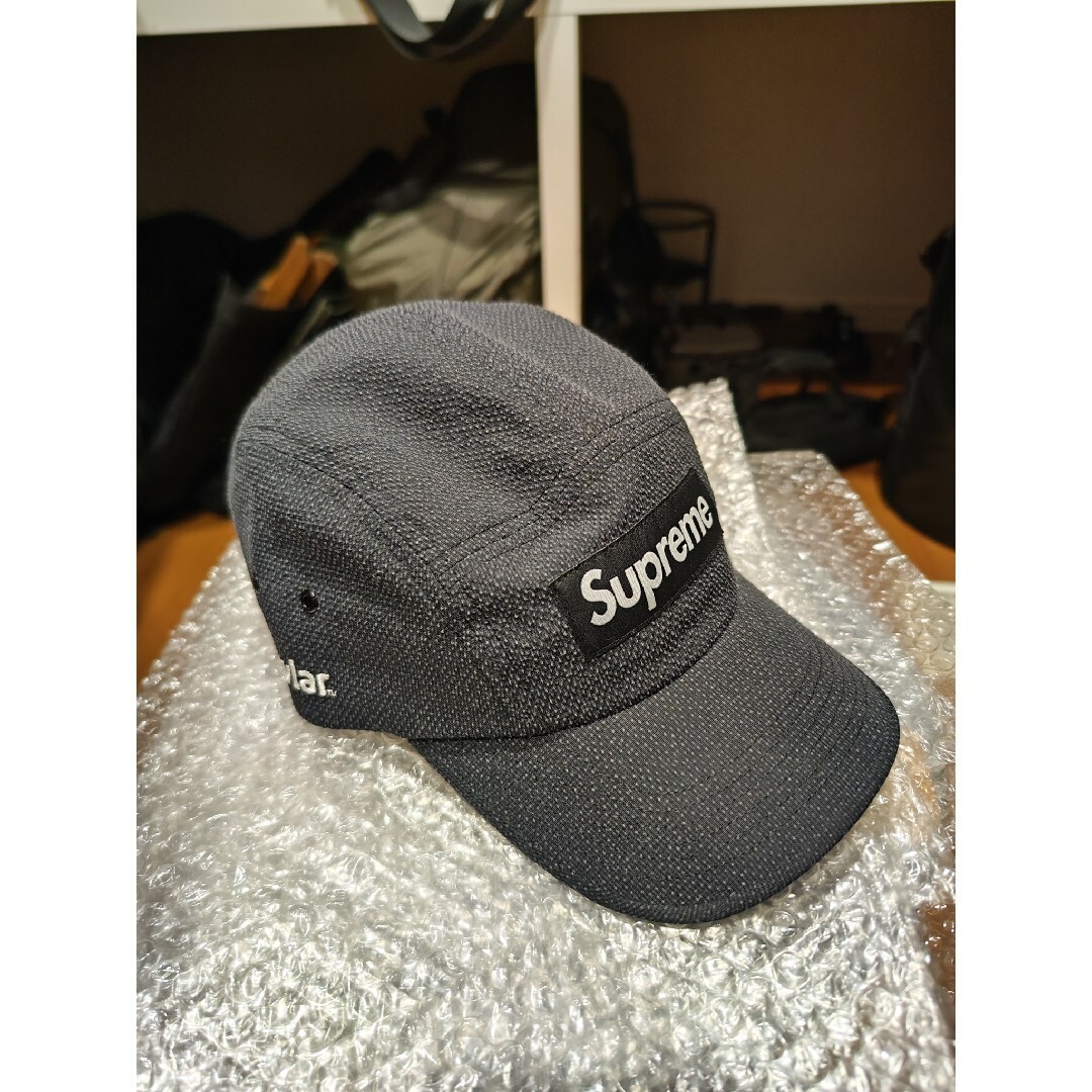 SUPREME シュプリーム 23SS 黒 Kevlar Camp Cap