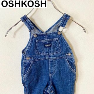 オシュコシュ(OshKosh)のOSHKOSH 刺繍ロゴ　オーバーオール　デニム　古着　ヴィンテージ　アメカジ(シャツ/カットソー)