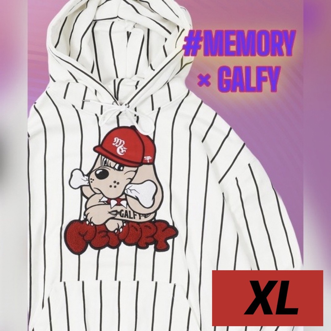 GALFY - MEMORY × GALFY コラボパーカー 白 XLの通販 by ムラマサ's ...