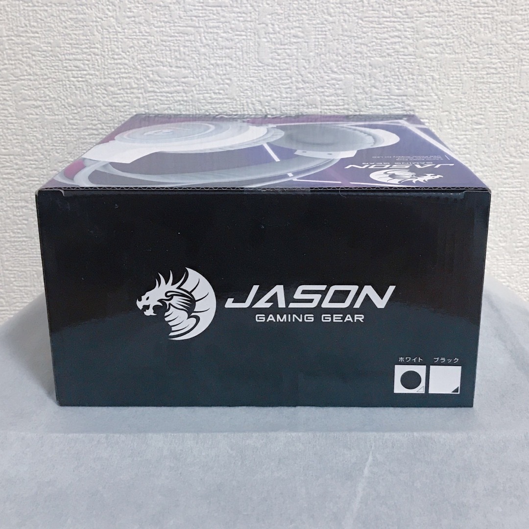 JASON GAMING GEAR ゲーミングヘッドホン　ホワイト スマホ/家電/カメラのオーディオ機器(ヘッドフォン/イヤフォン)の商品写真