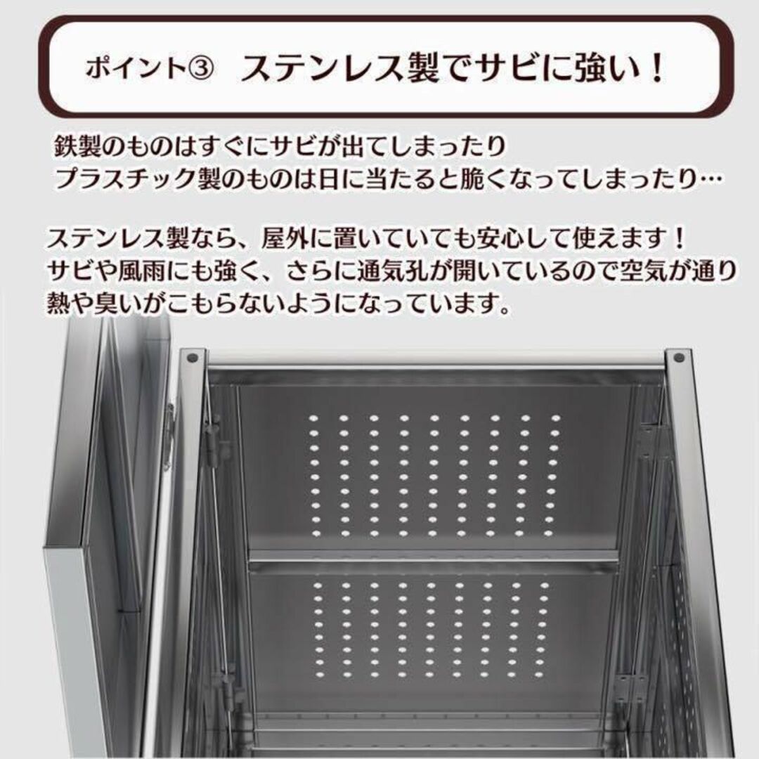 ゴミ箱 屋外 大きい カラス除け ごみふた付き(組立式）350L 1590