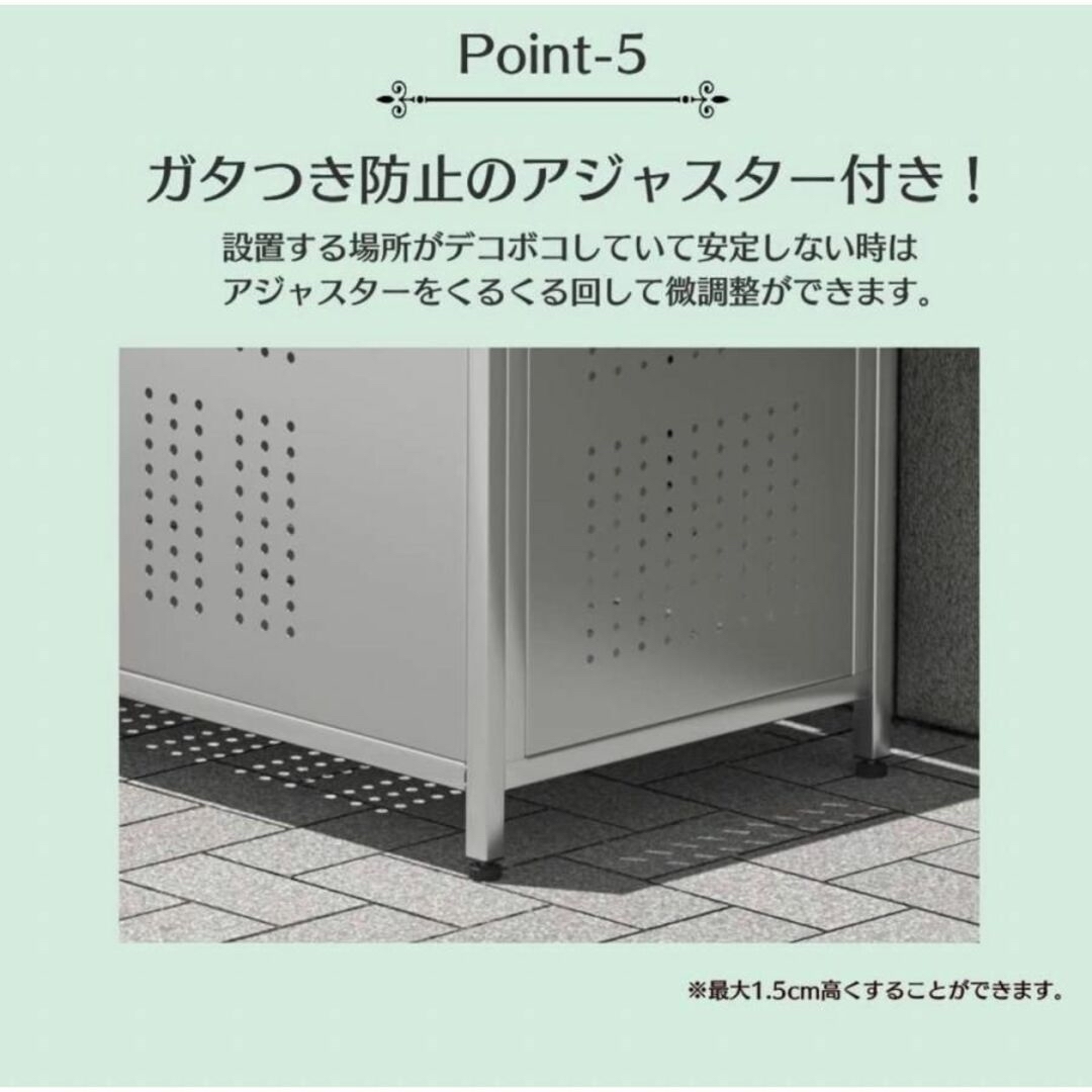 ゴミ箱 屋外 大きい カラス除け ゴミ荒らし防止ごみふた付き(組立式）