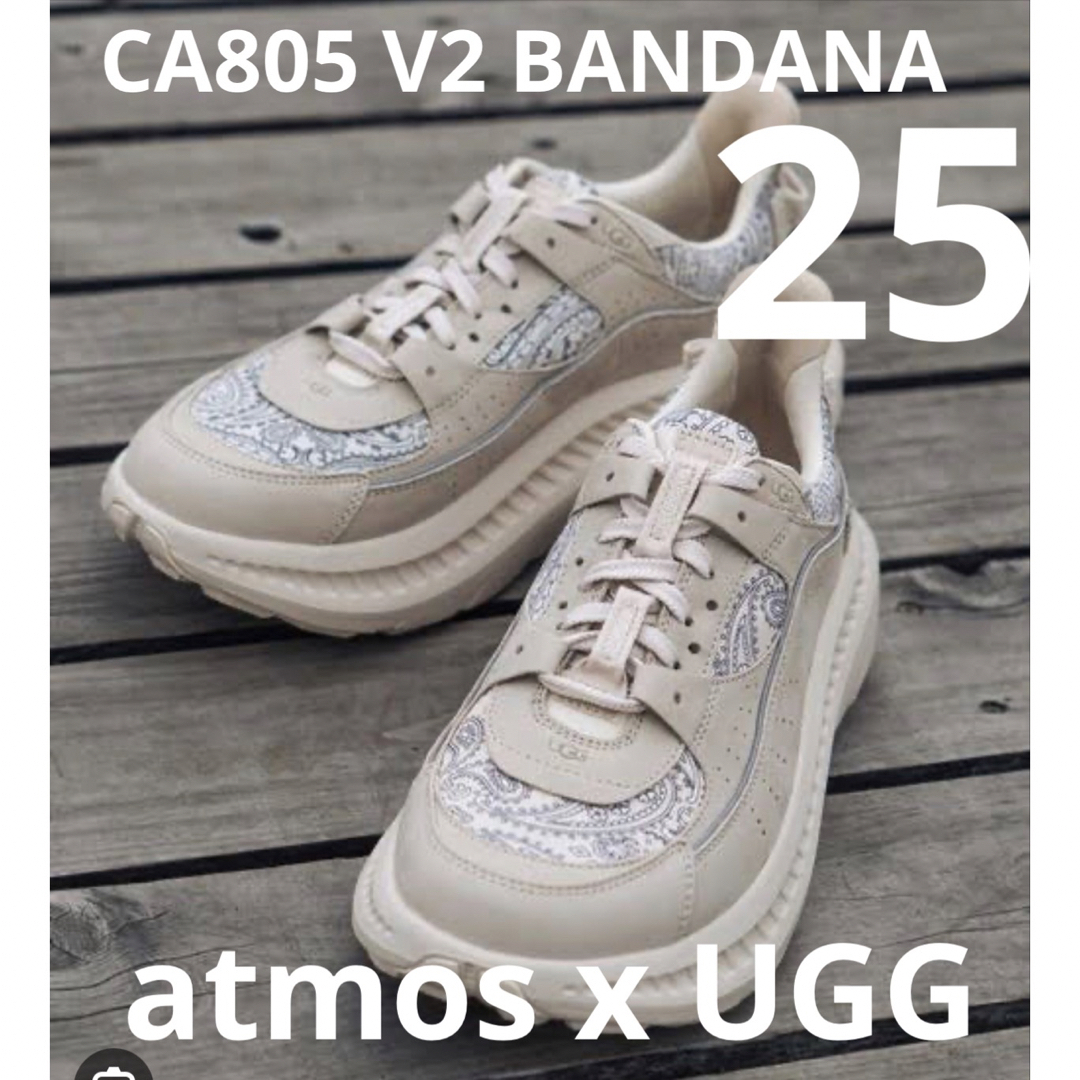 UGG スニーカー CA805 V2 (BEIGE/BANDANA) 24㎝