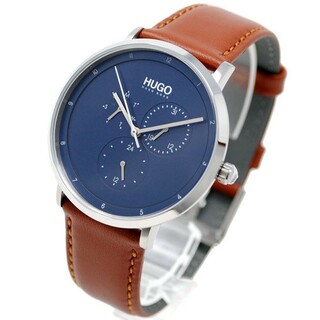 ヒューゴボス(HUGO BOSS)のヒューゴボス 1530032 GUIDE レザー 腕時計 メンズ(腕時計(アナログ))