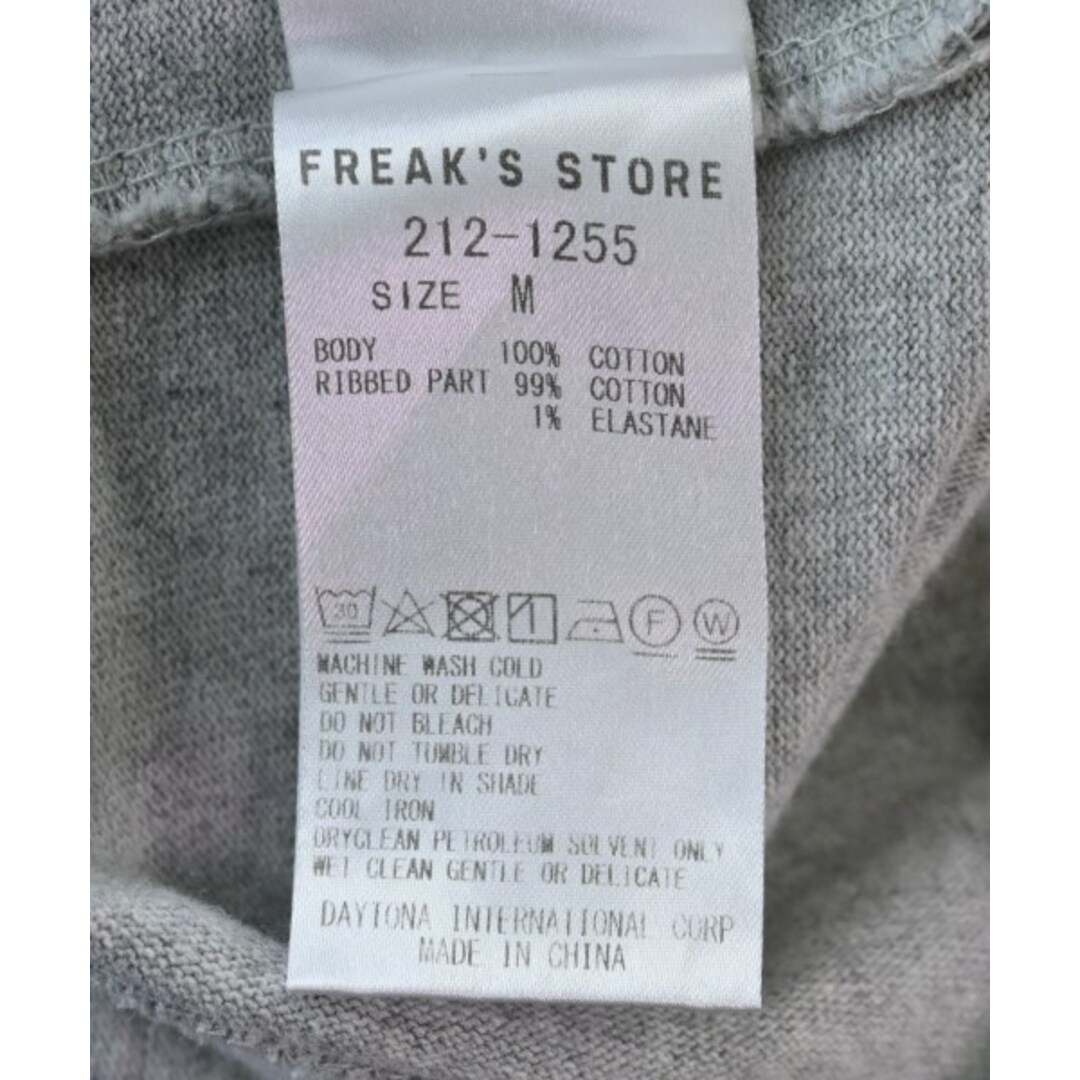 FREAK'S STORE(フリークスストア)のFREAK'S STORE フリークスストア Tシャツ・カットソー M グレー 【古着】【中古】 メンズのトップス(Tシャツ/カットソー(半袖/袖なし))の商品写真