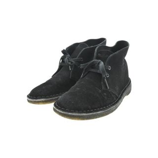 クラークス(Clarks)のclarks クラークス ブーツ 6 1/2(25cm位) 黒 【古着】【中古】(ブーツ)