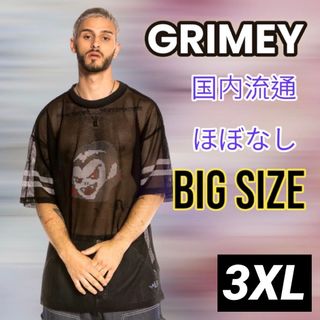 GRIMEY メッシュTシャツ　3XL(Tシャツ/カットソー(半袖/袖なし))