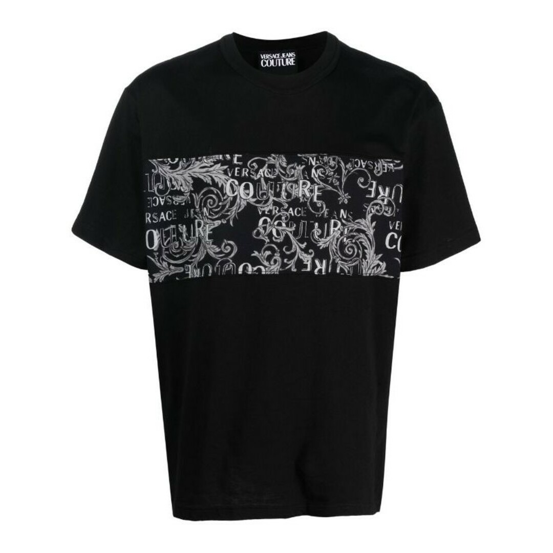 VERSACE JEANS COUTURE Tシャツ ブラック XLサイズ