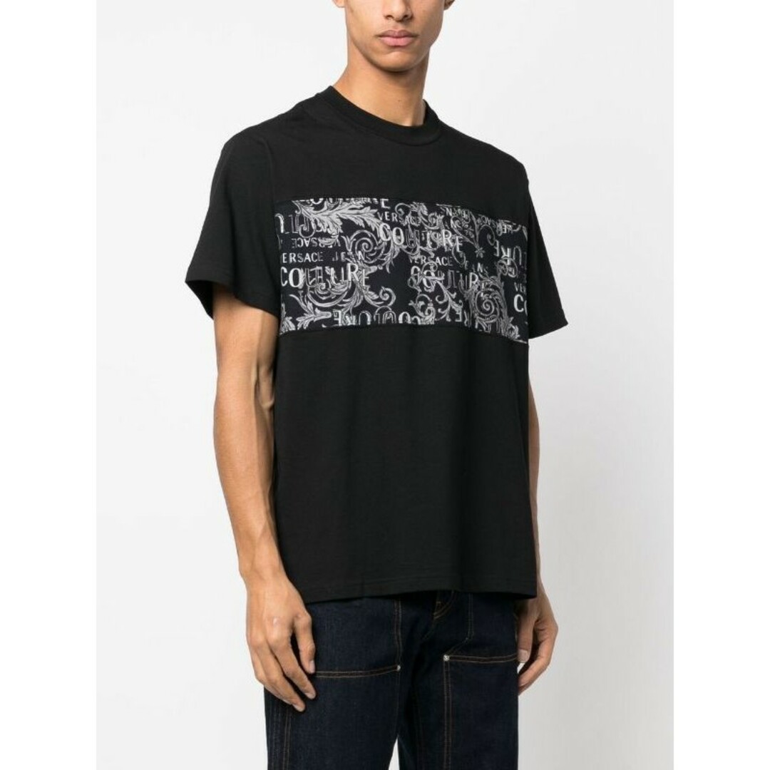 VERSACE JEANS COUTURE Tシャツ ブラック XLサイズ