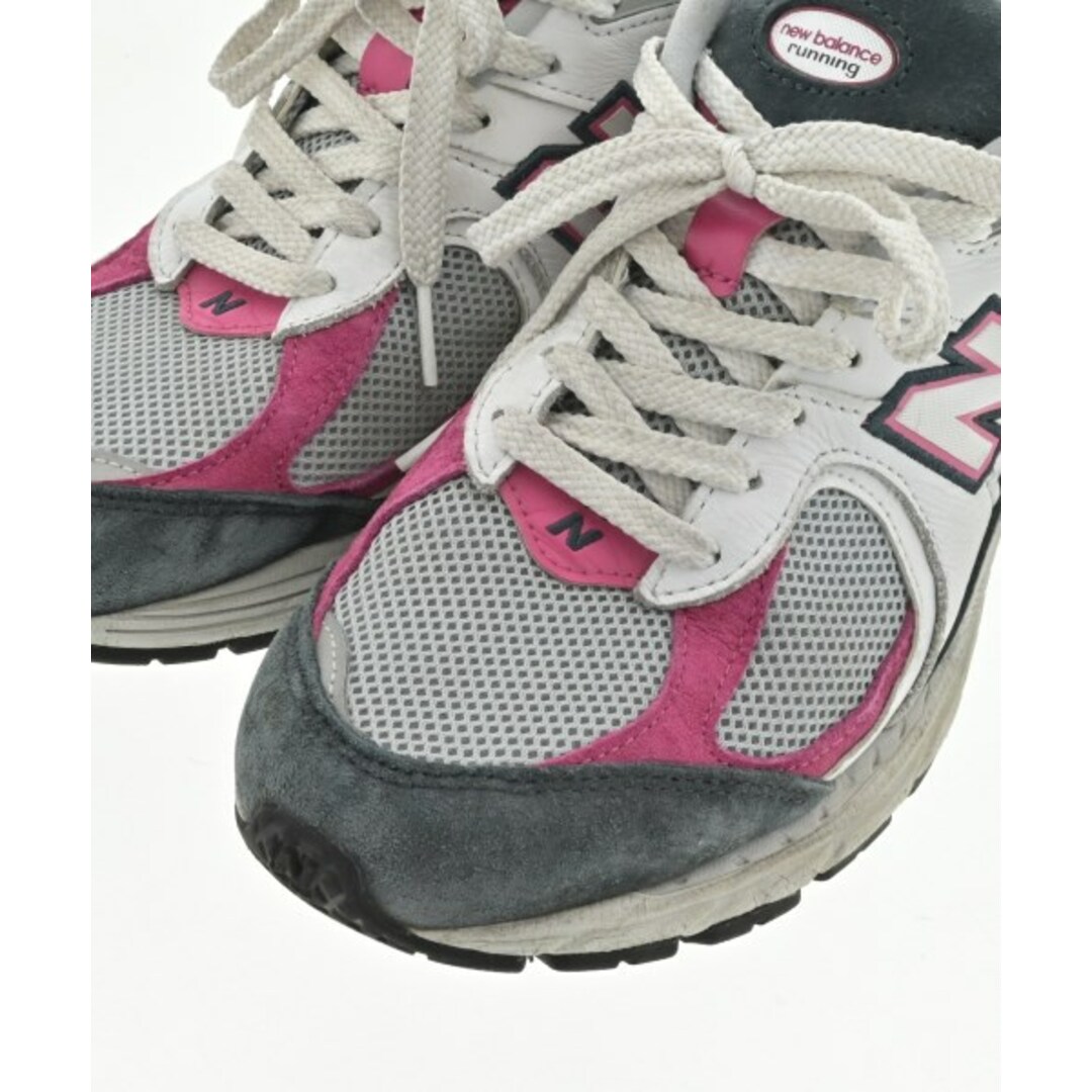 New Balance ニューバランス スニーカー 27cm 白xピンクxグレー 3