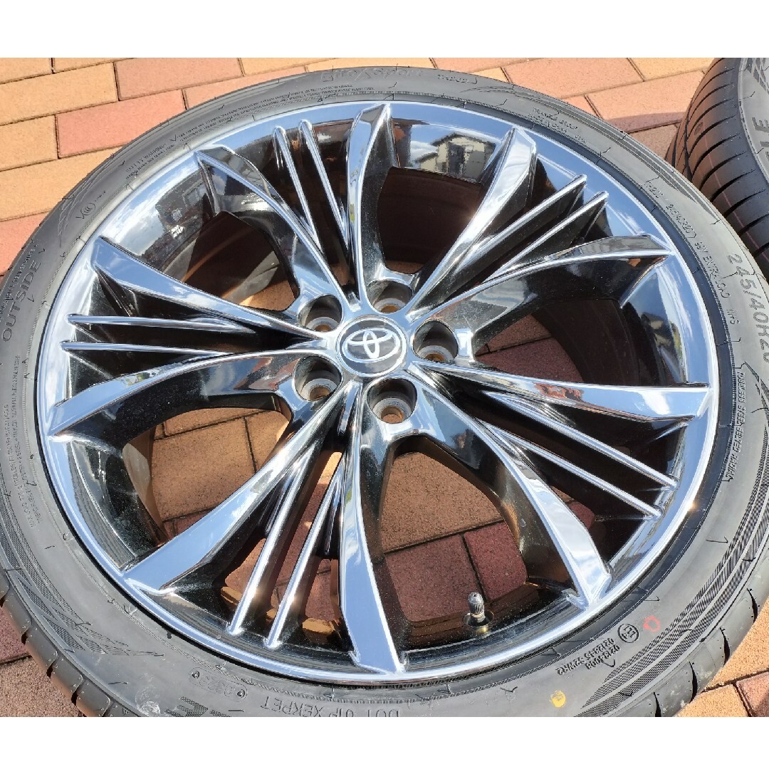 245/40R20 レクサスRX 純正ホイール 新品タイヤ 4本 アルファード