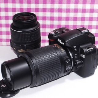 ニコン(Nikon)の✨初心者向け美品セット✨Nikon ニコン D60 一眼レフカメラ ダブルレンズ(デジタル一眼)